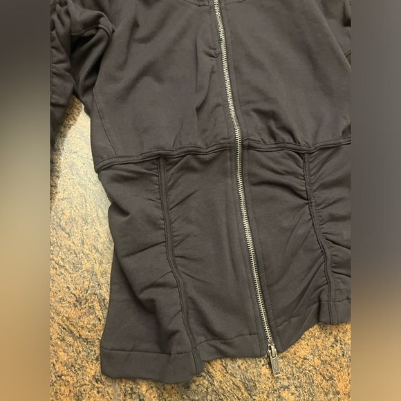 Free People Movement Dark Gray Zip up jacket Size Small new with tags! - Picture 13 of 15